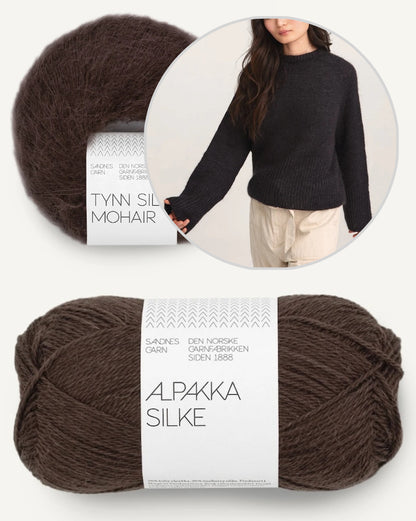 Franky Pullover - Alpakka Silke Mohair | zart und weich mit seidigem Fall