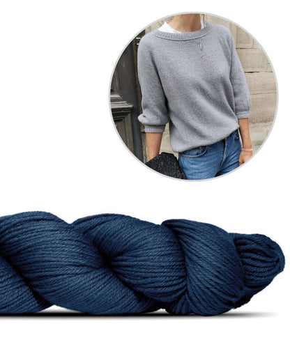 Freestyle Sweater | Basic Pullover mit Cheeky Merino Joy von Rosy Green Wool