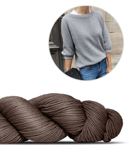 Freestyle Sweater | Basic Pullover mit Cheeky Merino Joy von Rosy Green Wool