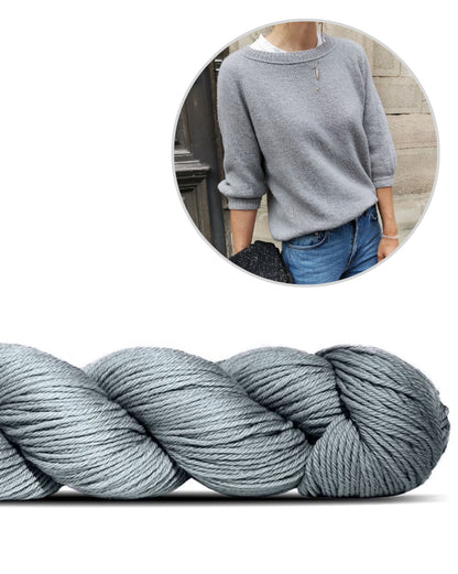 Freestyle Sweater | Basic Pullover mit Cheeky Merino Joy von Rosy Green Wool