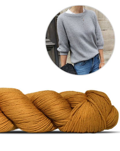 Freestyle Sweater | Basic Pullover mit Cheeky Merino Joy von Rosy Green Wool