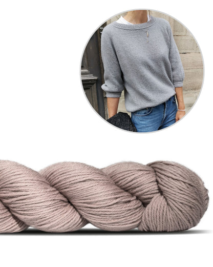 Freestyle Sweater | Basic Pullover mit Cheeky Merino Joy von Rosy Green Wool