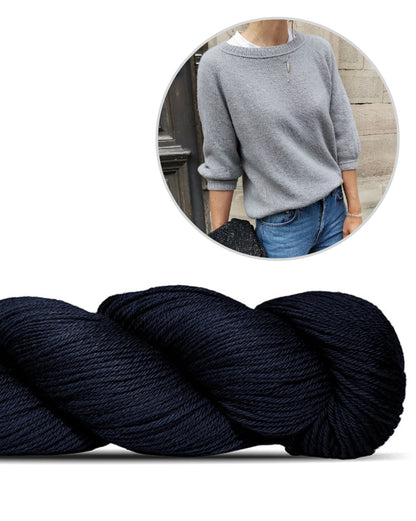 Freestyle Sweater | Basic Pullover mit Cheeky Merino Joy von Rosy Green Wool