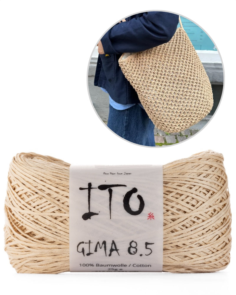 PetiteKnit French Market Bag mit Gima von ITO Yarn 9