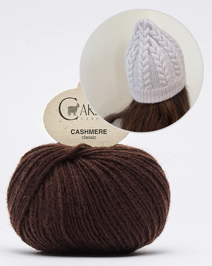 Fresno Hat | extra weiches Zopfmuster aus Classic Cashmere von Cardiff