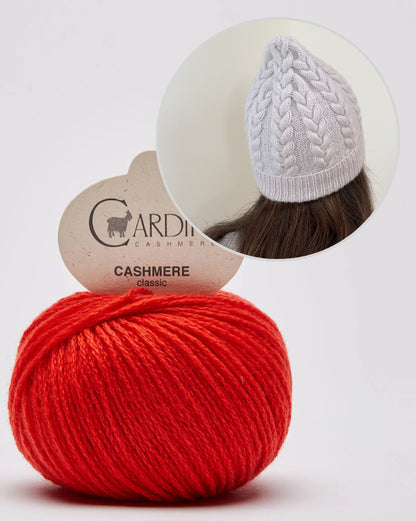 Fresno Hat | extra weiches Zopfmuster aus Classic Cashmere von Cardiff