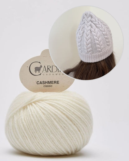 Fresno Hat | extra weiches Zopfmuster aus Classic Cashmere von Cardiff