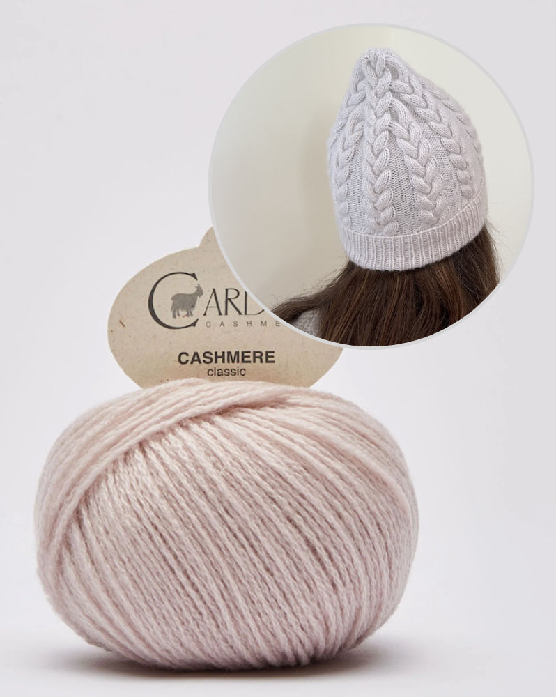 Fresno Hat | extra weiches Zopfmuster aus Classic Cashmere von Cardiff