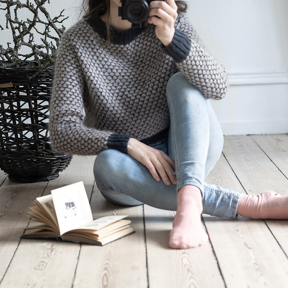 Bobbly Sweater von Gepard Garn mit Wild & Soft und Kid Seta 1