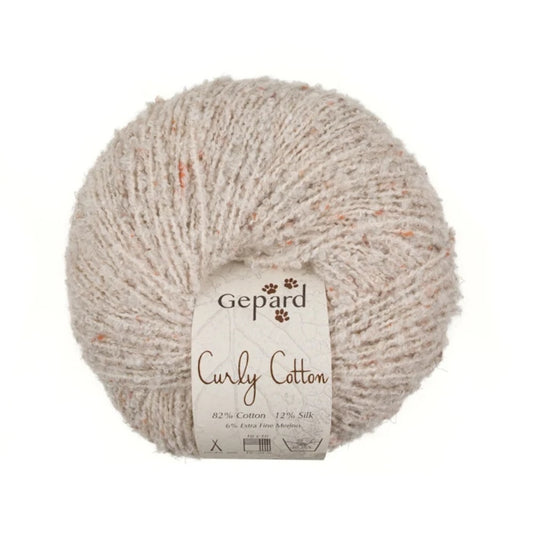 Curly Cotton | entspannt und lebendiges Bouclé aus Baumwolle, Seide und Merino