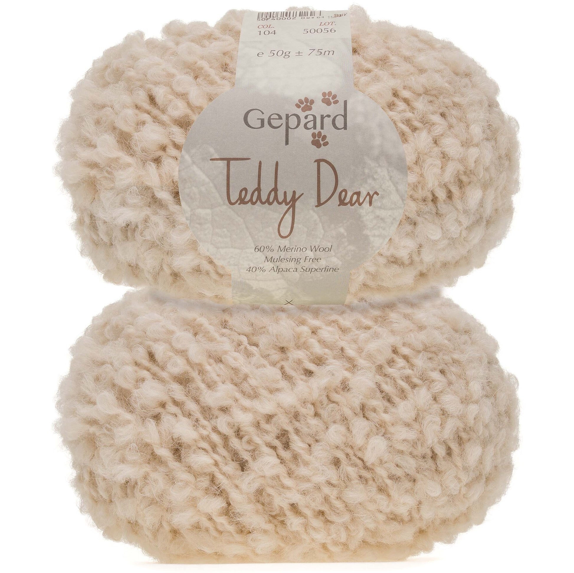 Gepard Garn Teddy Dear Farbe 