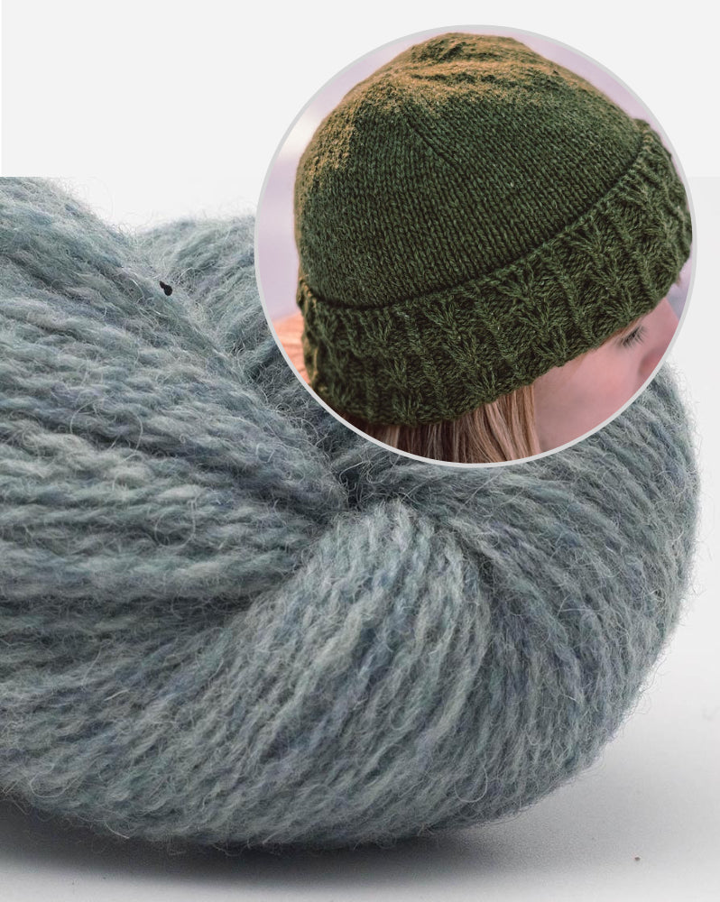 Greenermakes Ginkgo Biloba Hat mit Bio Shetland von BC Garn 8