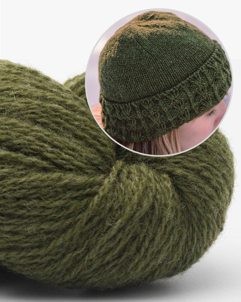 Greenermakes Ginkgo Biloba Hat mit Bio Shetland von BC Garn 3