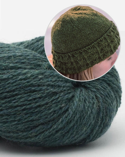 Greenermakes Ginkgo Biloba Hat mit Bio Shetland von BC Garn 4