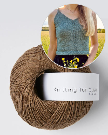 Ginkgo Biloba Top von greenermakes mit Pure Silk von Knitting for Olive 15