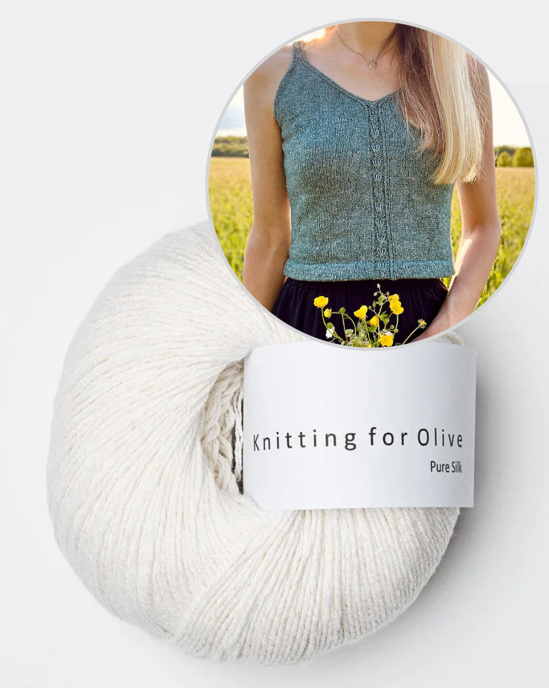Ginkgo Biloba Top von greenermakes mit Pure Silk von Knitting for Olive 16