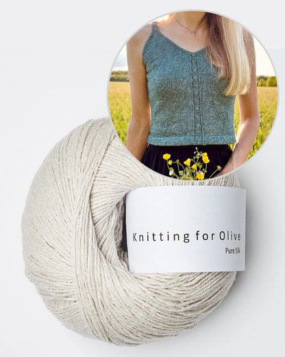 Ginkgo Biloba Top von greenermakes mit Pure Silk von Knitting for Olive 12