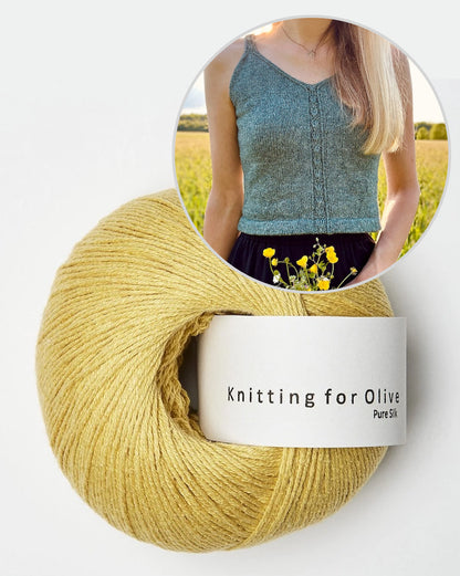 Ginkgo Biloba Top von greenermakes mit Pure Silk von Knitting for Olive 17