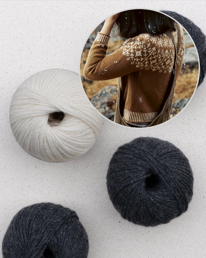 The Petite Knitter Glacial Jumper aus Arctic Knits mit Bio Cashmere 6/28 von Pascuali 7