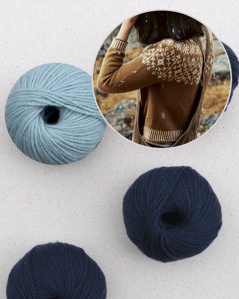The Petite Knitter Glacial Jumper aus Arctic Knits mit Bio Cashmere 6/28 von Pascuali 9