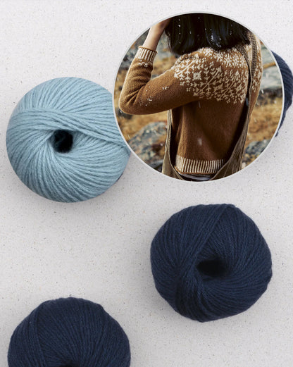 The Petite Knitter Glacial Jumper aus Arctic Knits mit Bio Cashmere 6/28 von Pascuali 9