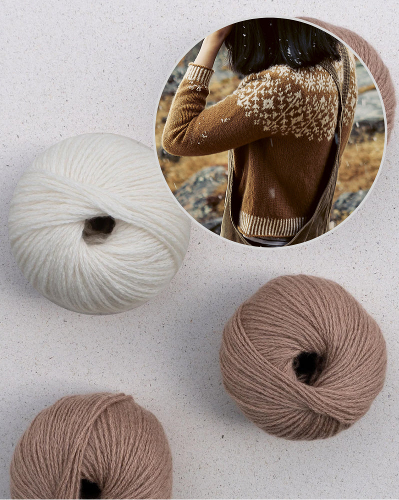 The Petite Knitter Glacial Jumper aus Arctic Knits mit Bio Cashmere 6/28 von Pascuali 5