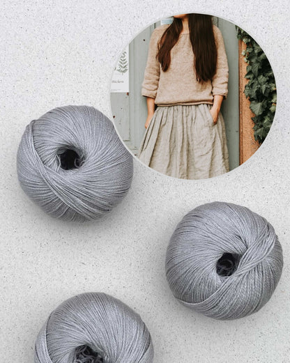 Kleinigkeitenliebe Glöckchenbluse aus Arctic Pearl von Pascuali 9