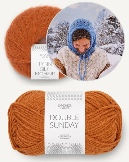 Grandmacore Hood von Kutovakika mit Double Sunday und Tynn Silk Mohair 14