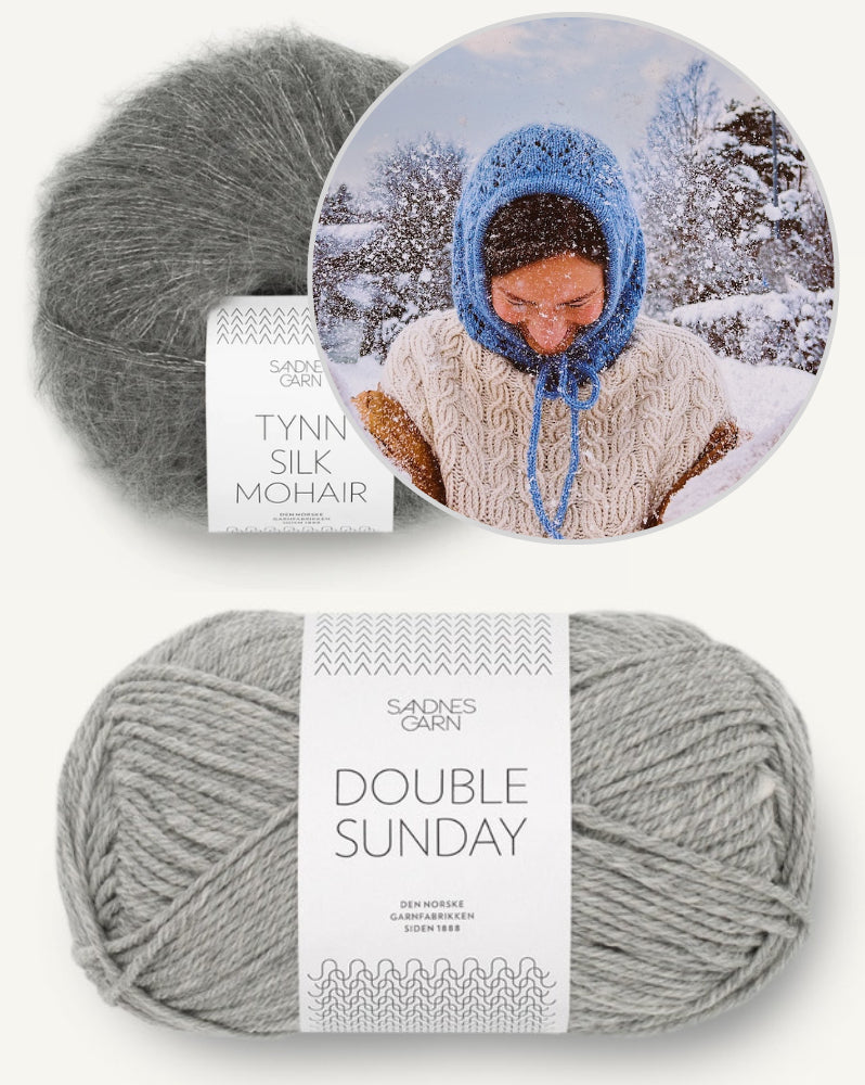 Grandmacore Hood von Kutovakika mit Double Sunday und Tynn Silk Mohair 12