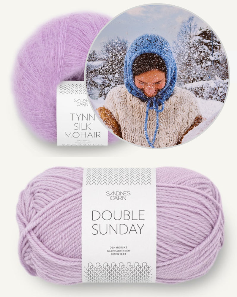 Grandmacore Hood von Kutovakika mit Double Sunday und Tynn Silk Mohair 15