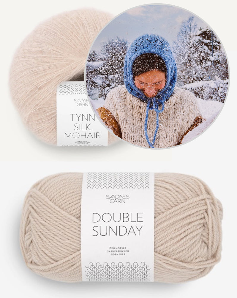 Grandmacore Hood von Kutovakika mit Double Sunday und Tynn Silk Mohair 13
