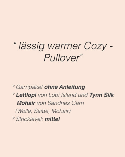 Great Lakes Pullover | cozy Sweater aus Lettlopi und Tynn Silk Mohair
