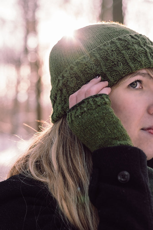Greenermakes Ginkgo Biloba Hat mit Bio Shetland von BC Garn 1