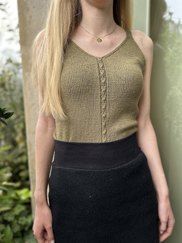 Ginkgo Biloba Top von greenermakes mit Pure Silk von Knitting for Olive 8