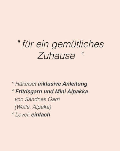 Großer Korb | für bezaubernden Stauraum aus Fritidsgarn und Mini Alpakka von Sandnes Garn