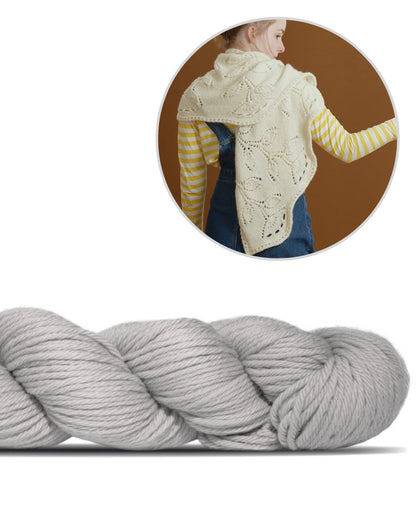 Grow your flower garden | Blüten aus Big Merino Hug von Rosy Green Wool