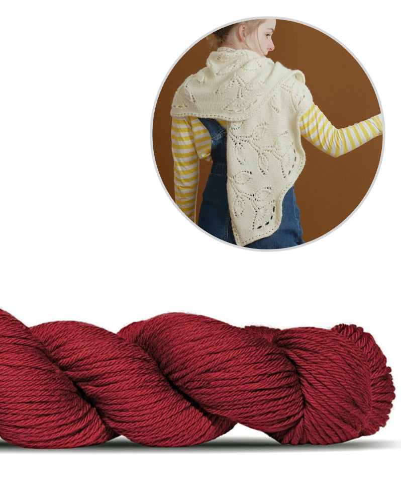 Grow your flower garden | Blüten aus Big Merino Hug von Rosy Green Wool