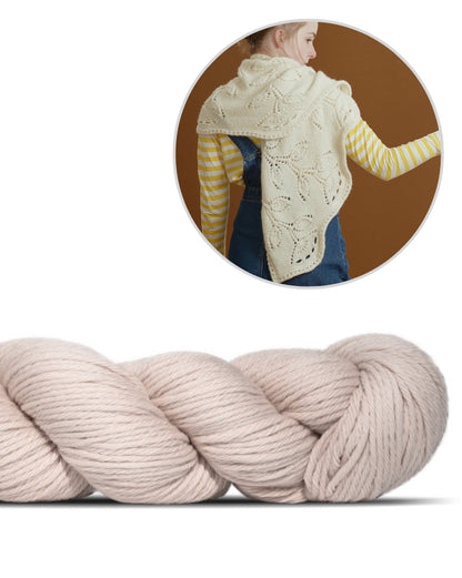 Grow your flower garden | Blüten aus Big Merino Hug von Rosy Green Wool