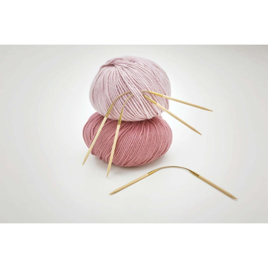 CraSyTrio Strumpfstricknadeln Bambus - 24cm
