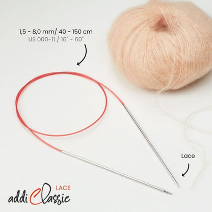 Rundstricknadeln Premium Lace | 40 bis 120 cm Länge sehr fein schon ab 1,5 mm