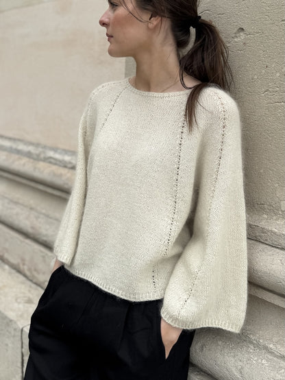 Breath Blouse von Gudrun Fesl mit Kinu und Sensai von ITO Yarn 1