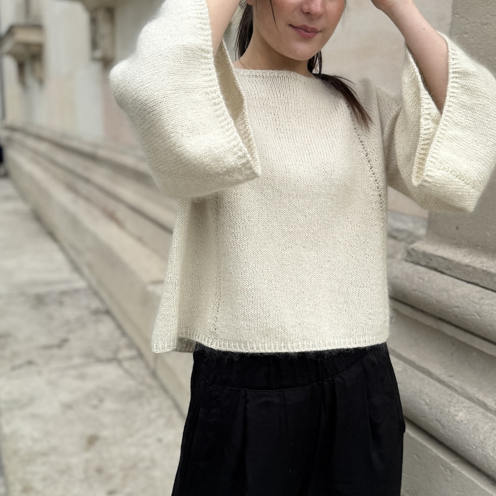 Breath Blouse von Gudrun Fesl mit Kinu und Sensai von ITO Yarn 3