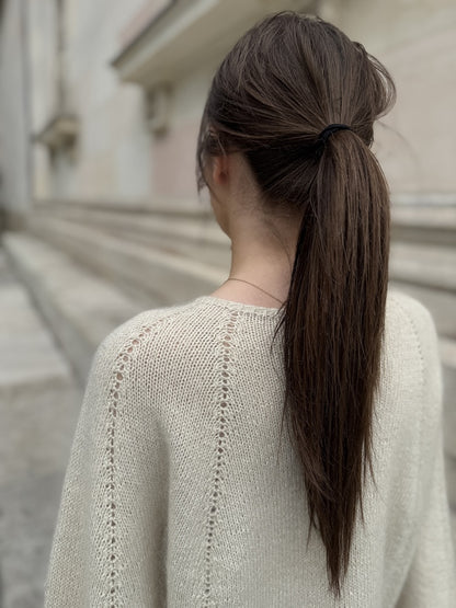 Breath Blouse von Gudrun Fesl mit Kinu und Sensai von ITO Yarn 7