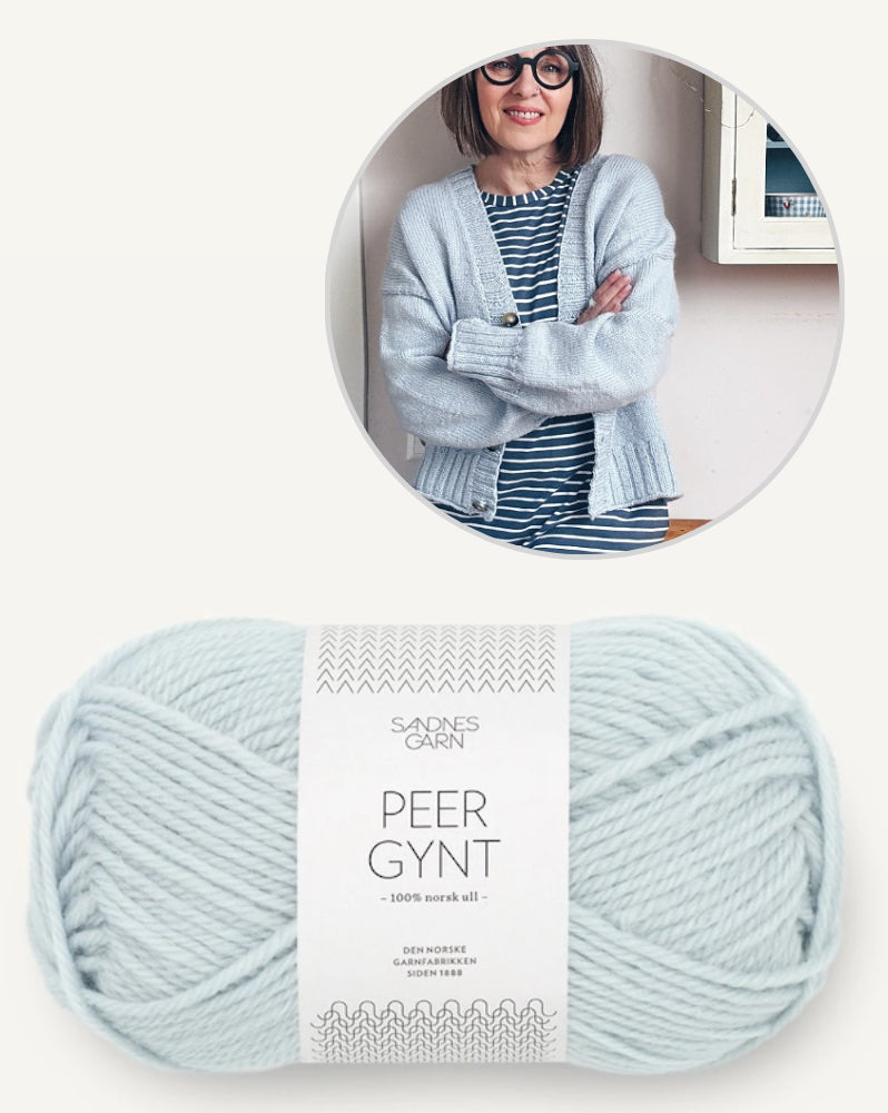 Gween Cardigan | klassisch im Book-Club-Look aus Peer Gynt von Sandnes Garn