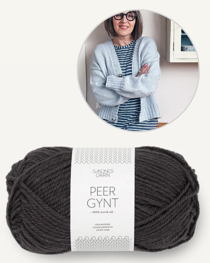 Gween Cardigan | klassisch im Book-Club-Look aus Peer Gynt von Sandnes Garn