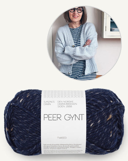Gween Cardigan | klassisch im Book-Club-Look aus Peer Gynt von Sandnes Garn