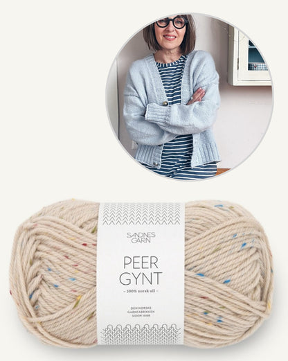 Gween Cardigan | klassisch im Book-Club-Look aus Peer Gynt von Sandnes Garn