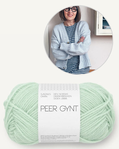 Gween Cardigan | klassisch im Book-Club-Look aus Peer Gynt von Sandnes Garn