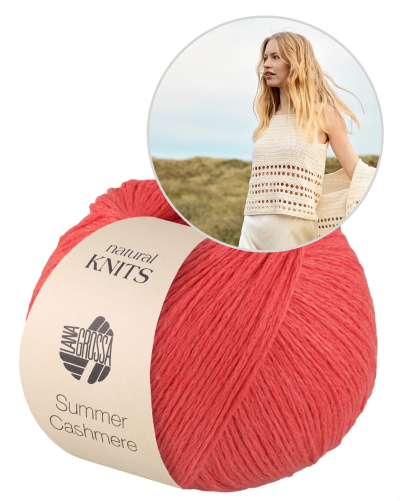Häkeltop Natural Knits 01 Lana Grossa mit Summer Cashmere von Lana Grossa 8