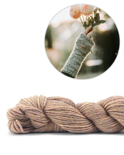 Kleinigkeitenliebe Handstulpen Wiesenblume mit Alpaca Fino von Pascuali 9